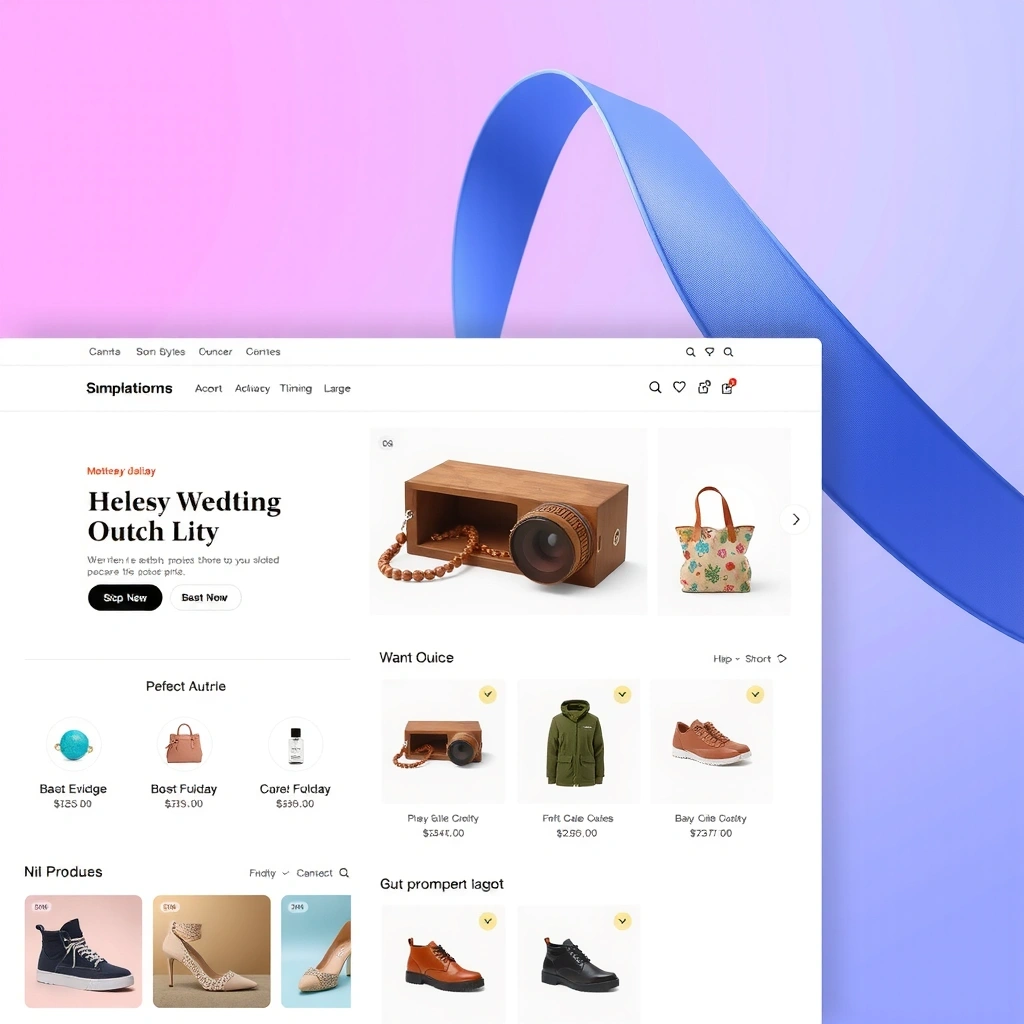 E-commerce platform design