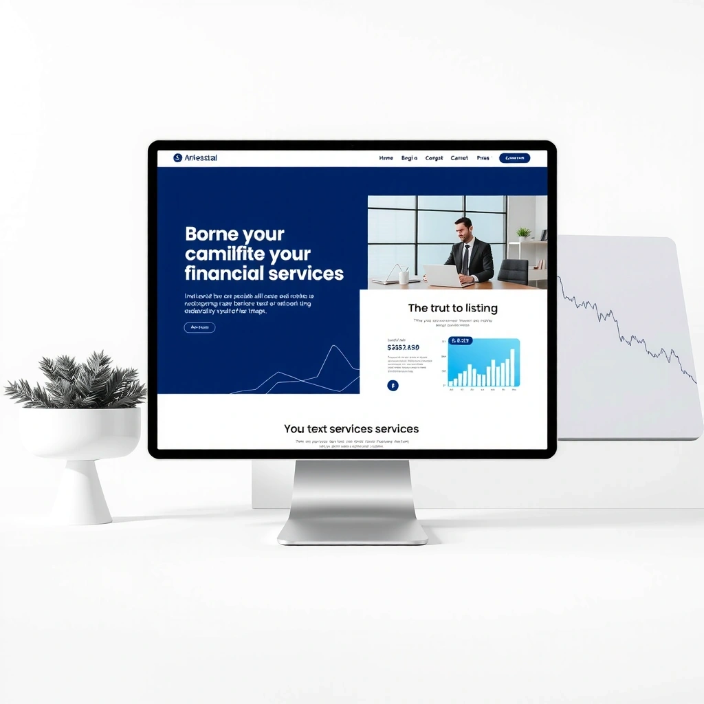 Corporate financial services website