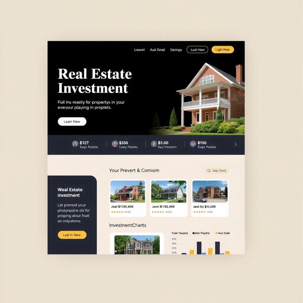 Real estate investment platform website
